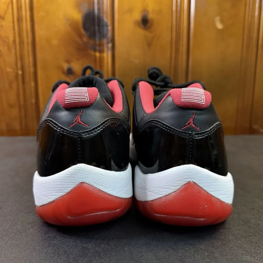 Jordan 11 Retro Lows Bred 2014 Release (528895-012) Black/Red Playoffs Size 11